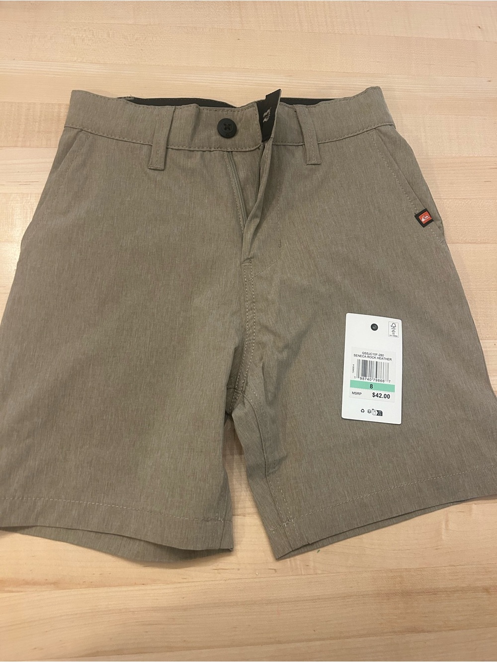 Quicksilver Kid’s 8 Hybrid Khaki Shorts